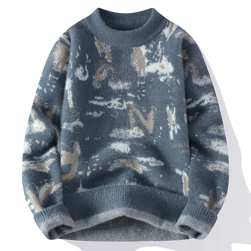Volkov Jacquard Knit Sweater