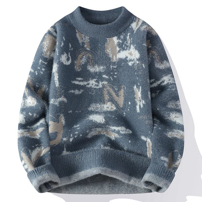 Volkov Jacquard Knit Sweater