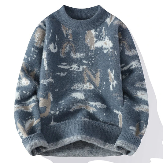 Volkov Jacquard Knit Sweater