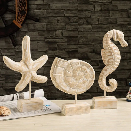 Marinari Natura Coastal Wood Figurines