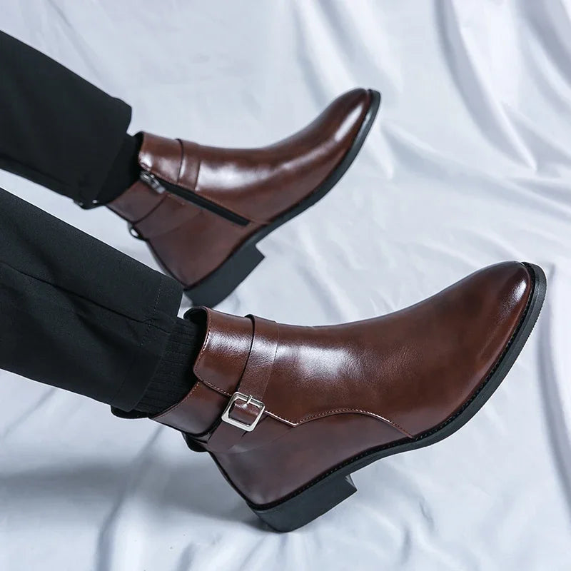 Bruges Leather Ankle Boot