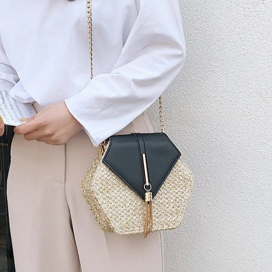 Celeste Hexagon Crossbody Bag