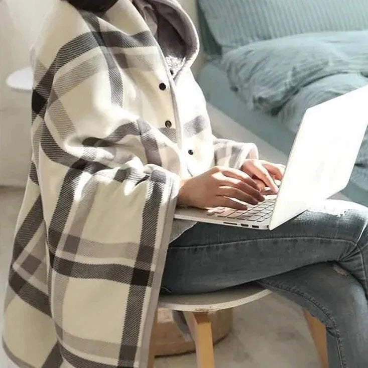 Parisian Checkered Cloak