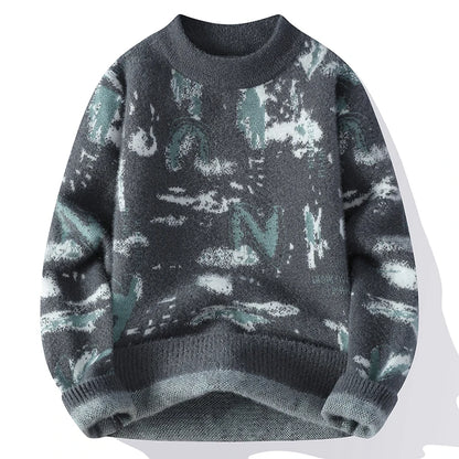 Volkov Jacquard Knit Sweater