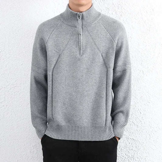 Derrick Half-Zip Knit Sweater