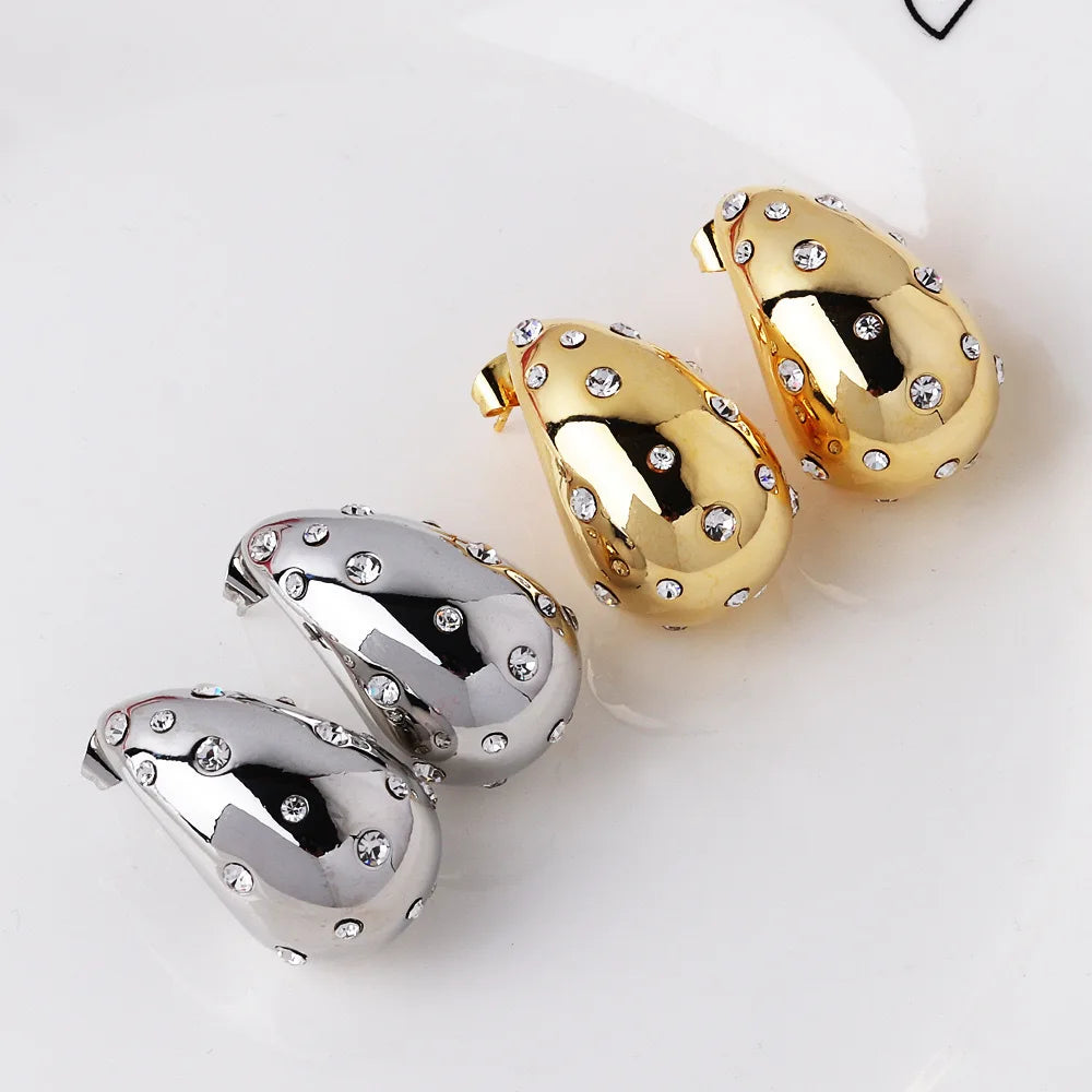 Ferrara Gold Teardrop Earrings