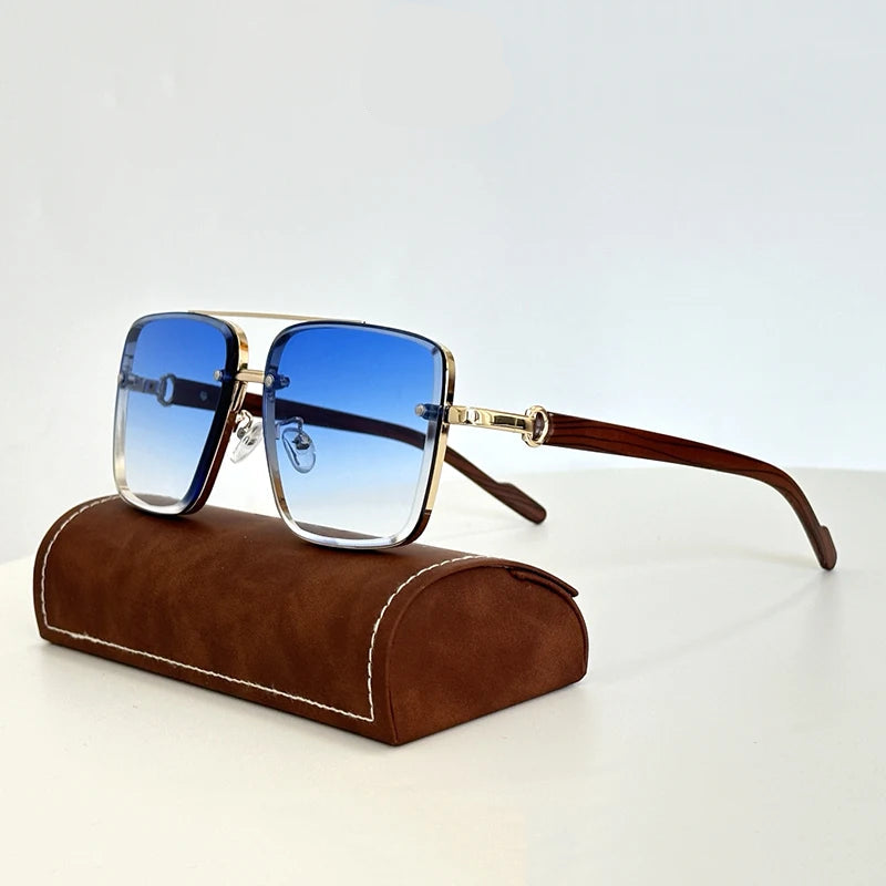 Alessio Montreux Metal Sunglasses