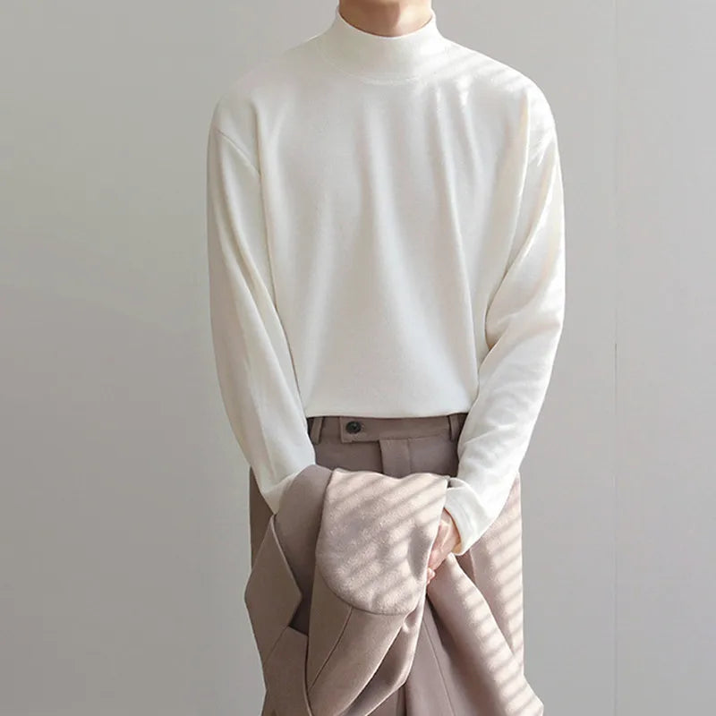 Lusaro Essential Mock Neck Pullover