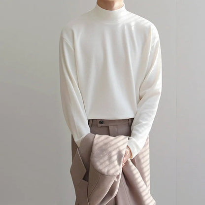 Lusaro Essential Mock Neck Pullover