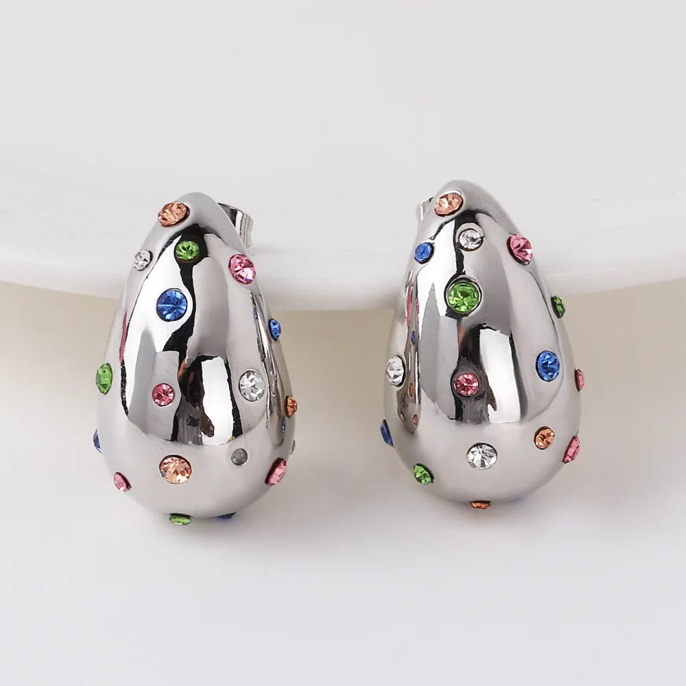 Ferrara Gold Teardrop Earrings
