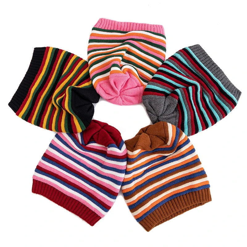Rostava Striped Beanie