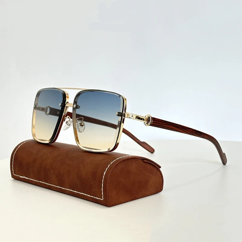 Alessio Montreux Metal Sunglasses