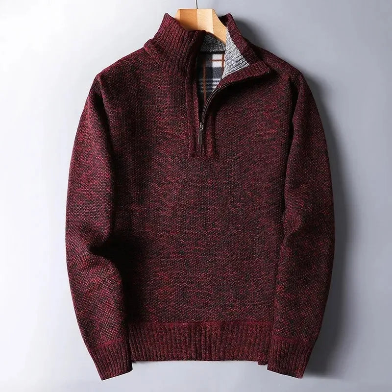 Alessandro Moreni Quarter Zip Sweater