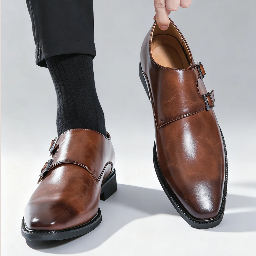 Matteo Bellini Double Monk Strap Shoes