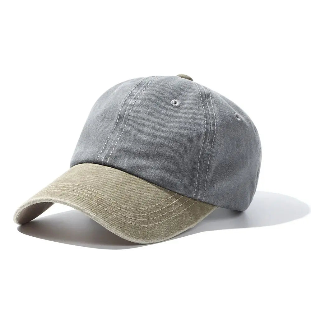 Camden Washed Denim Baseball Cap in River Rock