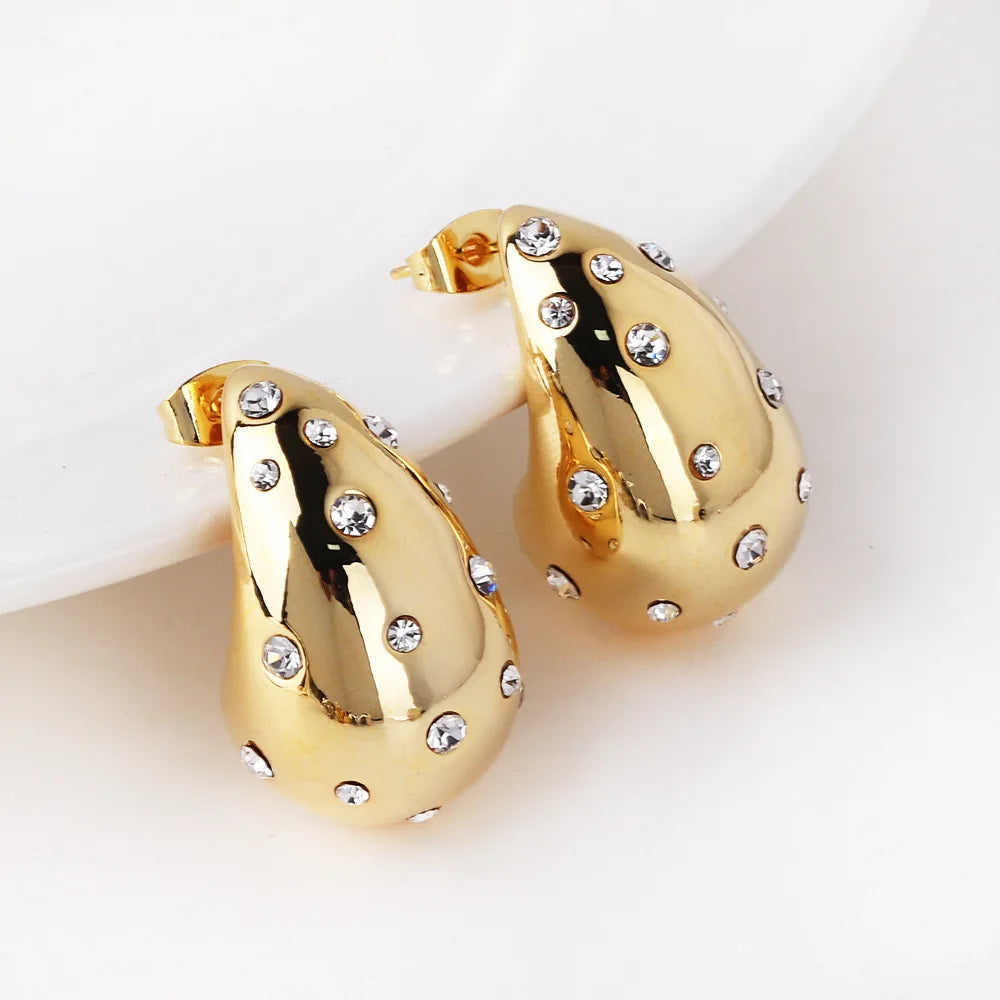 Ferrara Gold Teardrop Earrings