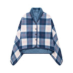 Parisian Checkered Cloak