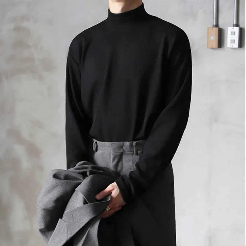Lusaro Essential Mock Neck Pullover