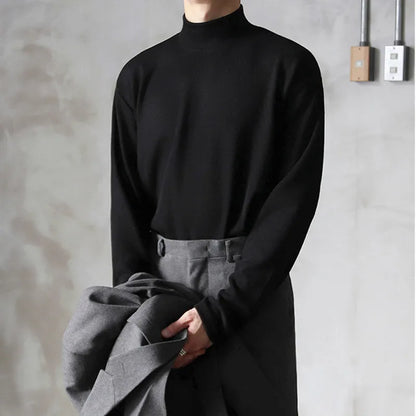 Lusaro Essential Mock Neck Pullover