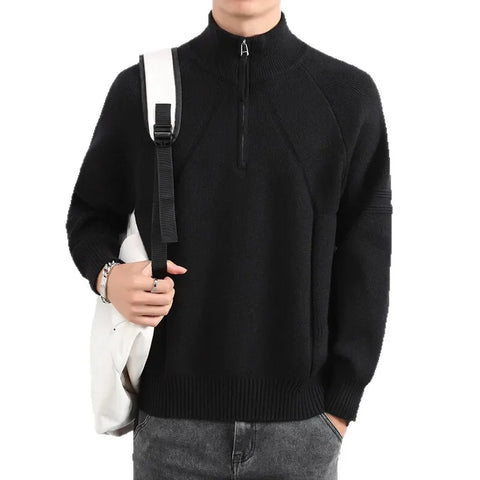 Derrick Half-Zip Knit Sweater