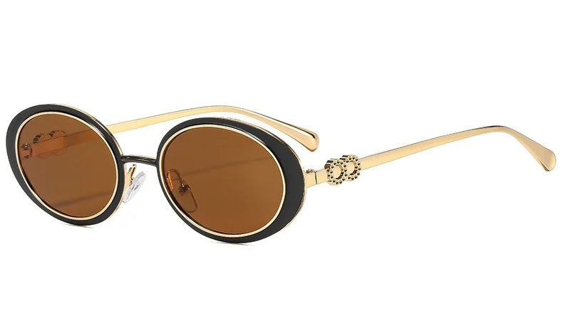 Varenna Retro Oval Sunglasses