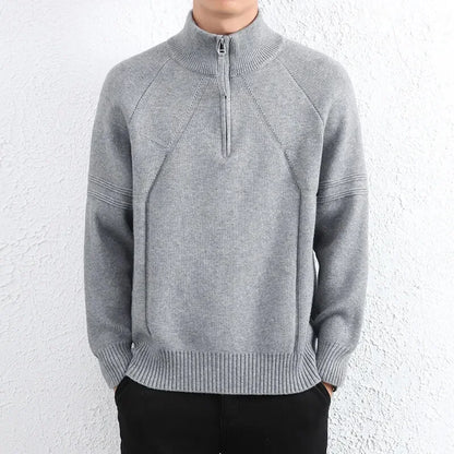 Derrick Half-Zip Knit Sweater