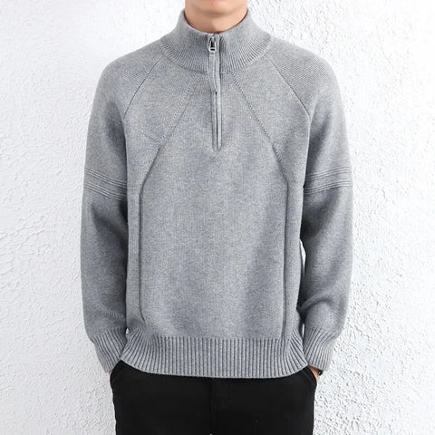 Derrick Half-Zip Knit Sweater