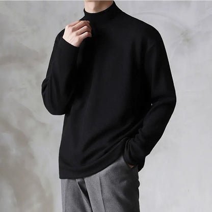 Lusaro Essential Mock Neck Pullover