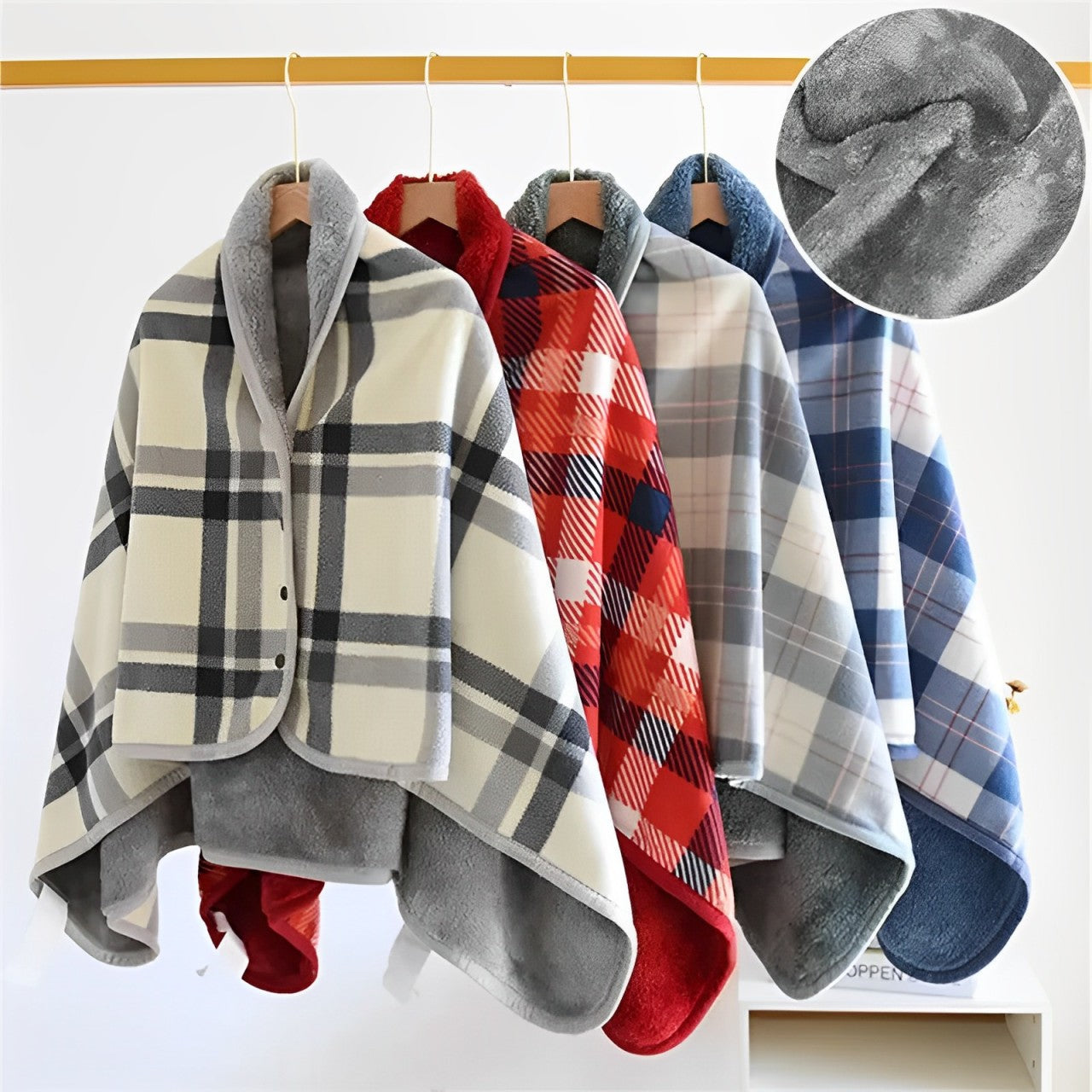 Parisian Checkered Cloak