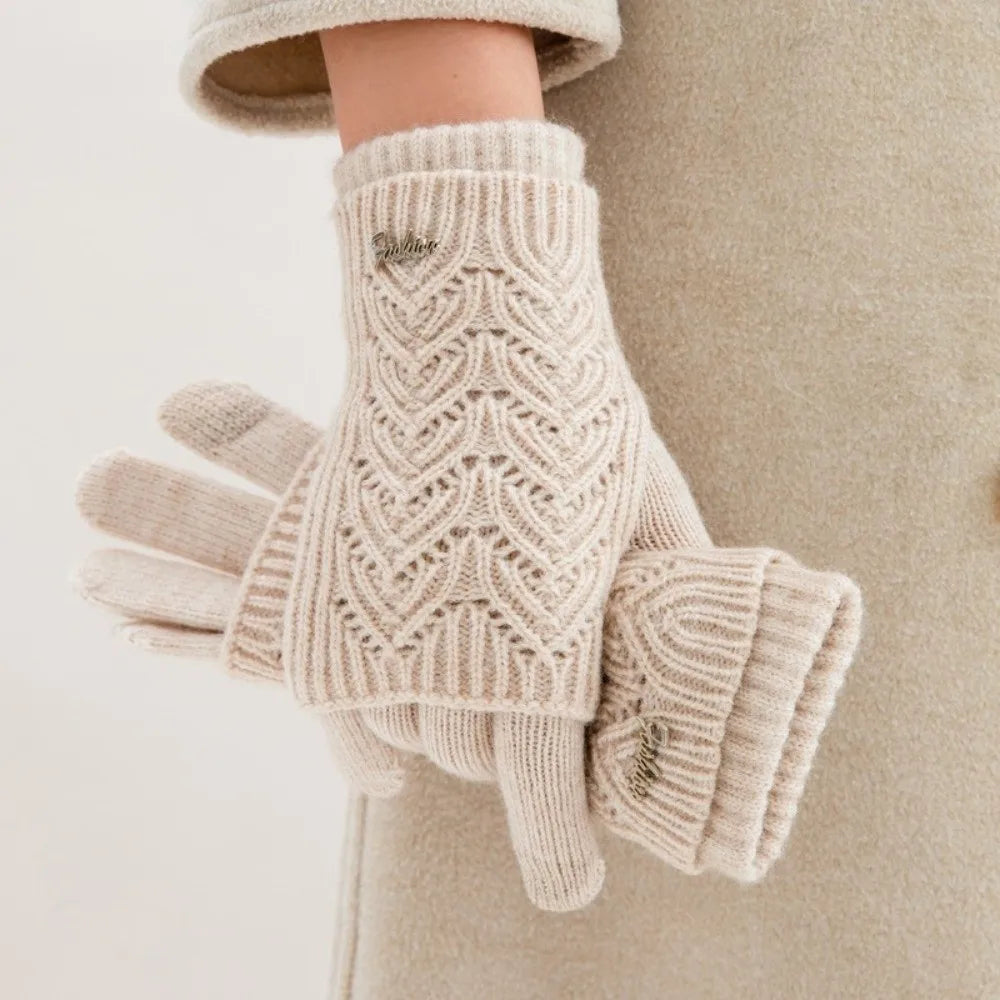 Cortina Layered Knit Gloves