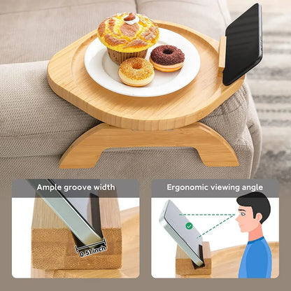 Bamboo Sofa Arm Tray