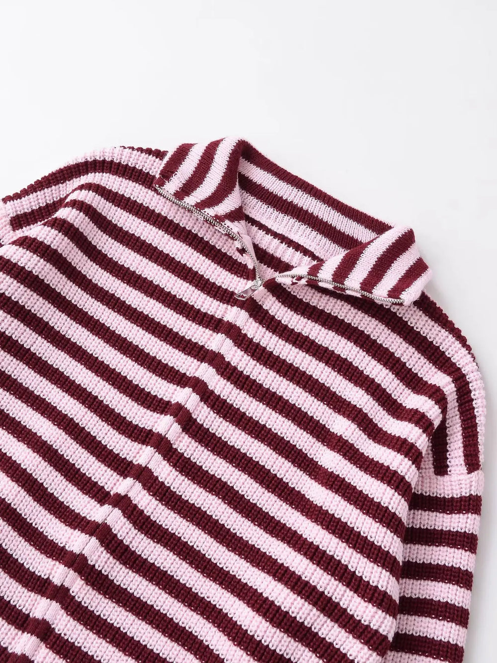 Lucca High Collar Zip Cardigan