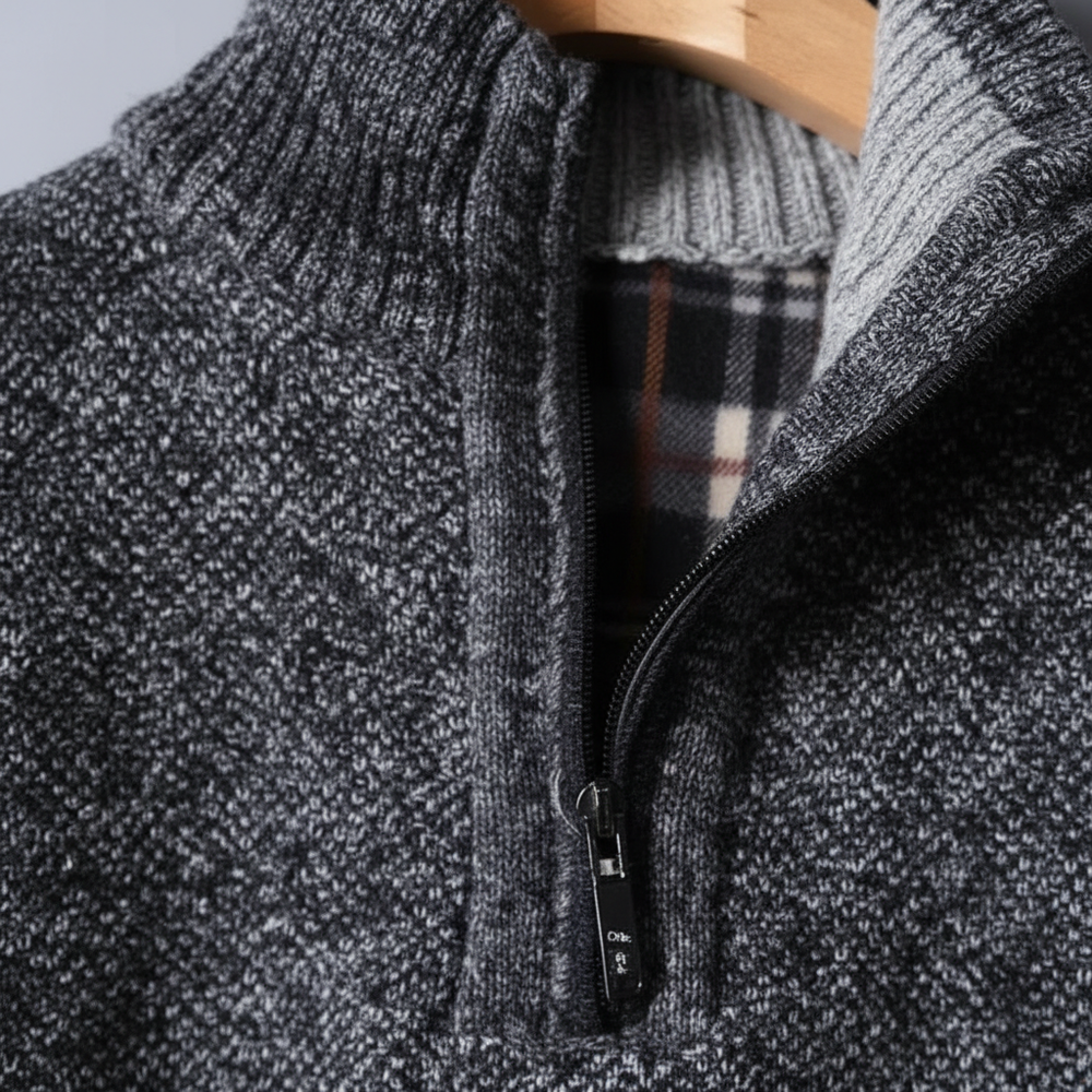 Alessandro Moreni Quarter Zip Sweater
