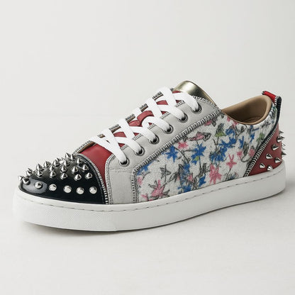 Noire Clouté Basse Sneaker