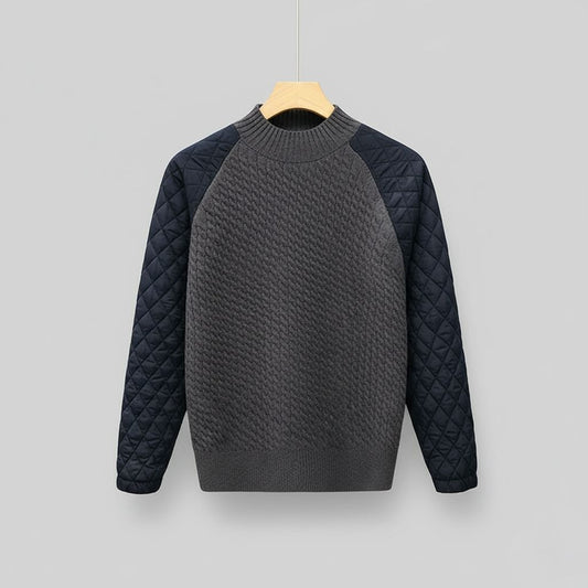Rivaro Quilted Wool Pullover