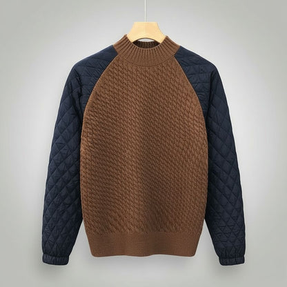 Rivaro Quilted Wool Pullover