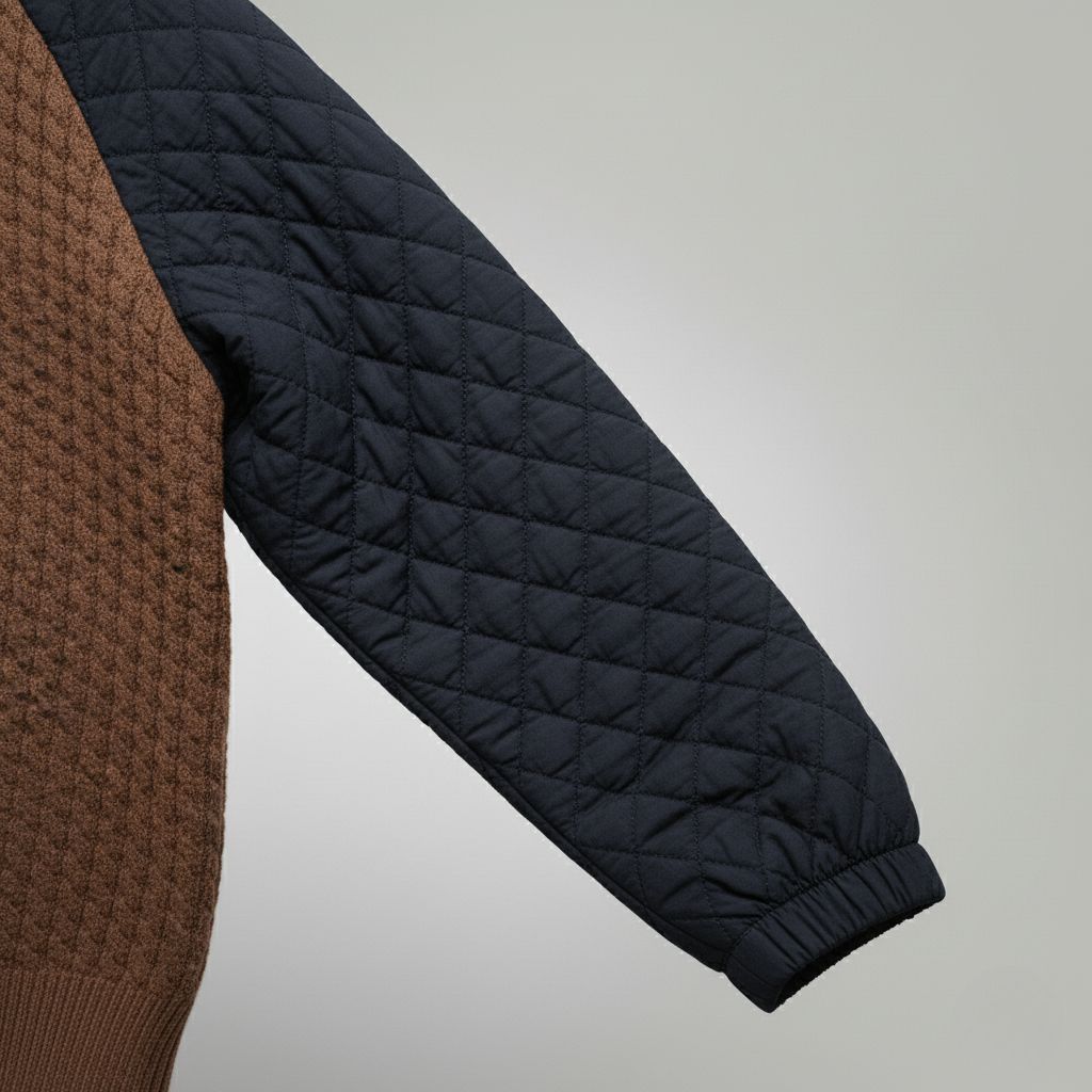Rivaro Quilted Wool Pullover
