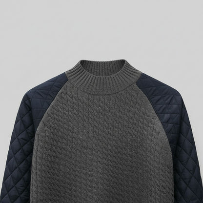 Rivaro Quilted Wool Pullover