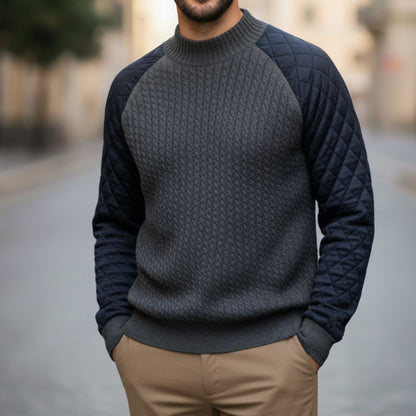 Rivaro Quilted Wool Pullover