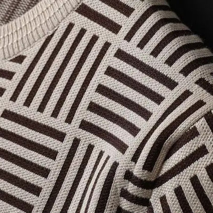 Marceaux Grid Knit Tee