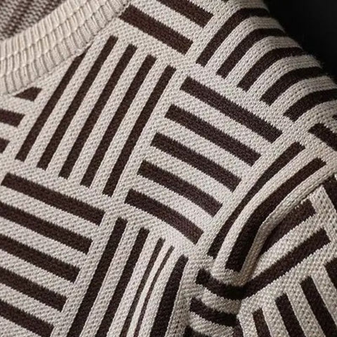 Marceaux Grid Knit Tee
