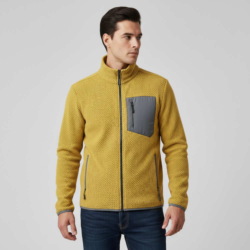 Armand Keller Textured Fleece Jacket