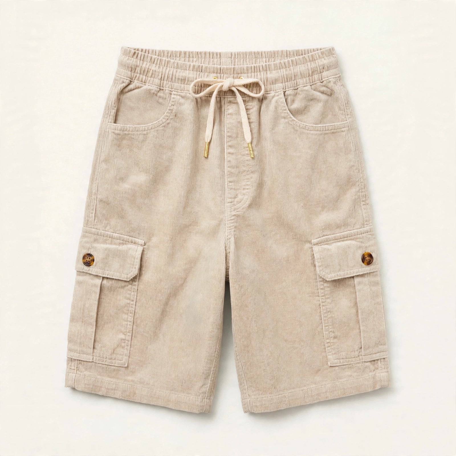 Ronan Wide-Wale Corduroy Cargo Shorts