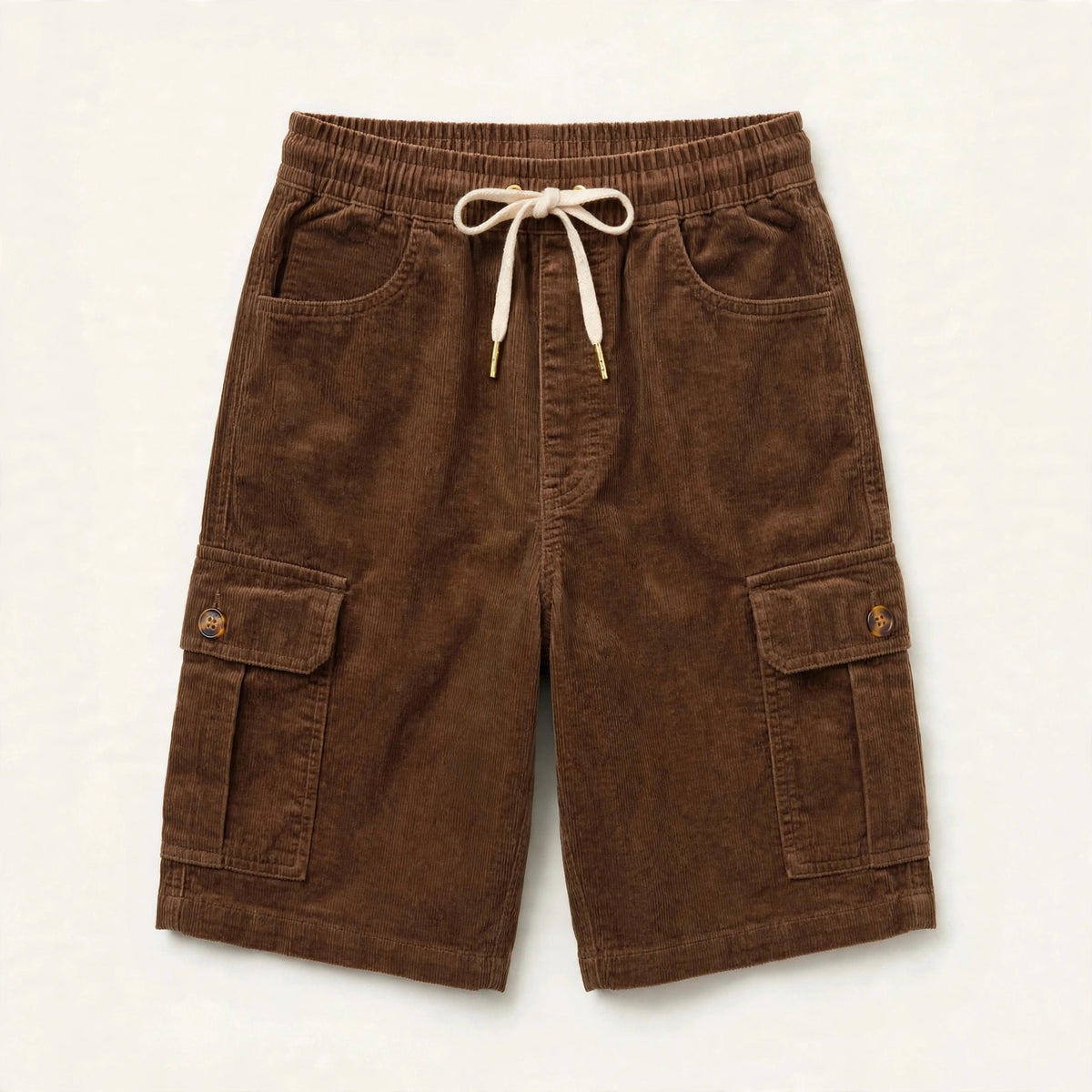 Ronan Wide-Wale Corduroy Cargo Shorts
