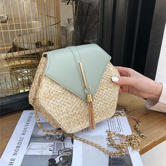 Celeste Hexagon Crossbody Bag
