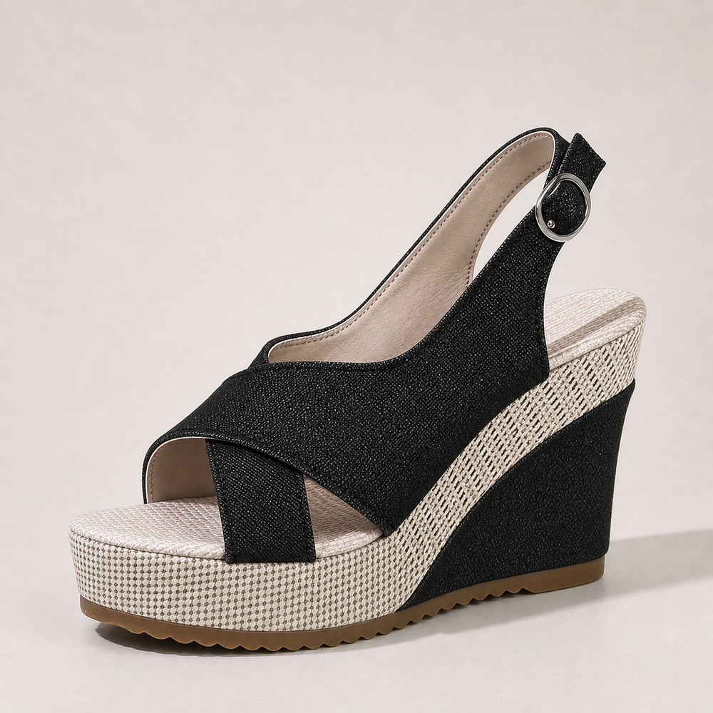 Bordeaux Cross Sandals