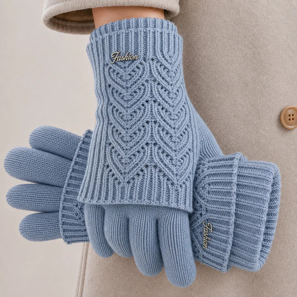 Cortina Layered Knit Gloves