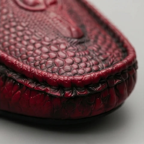 Venezia Croc Leather Loafer