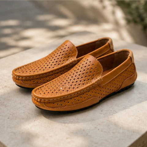 Sunderland Perforated Leather Loafer