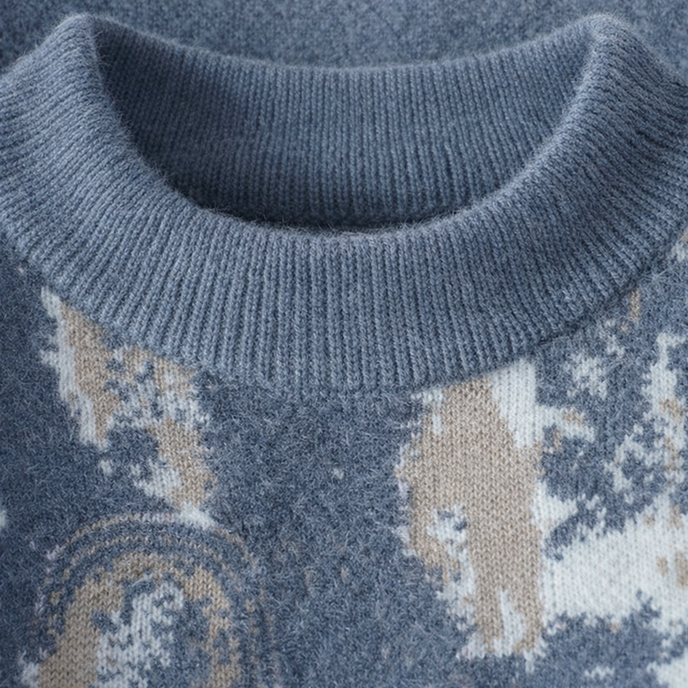 Volkov Jacquard Knit Sweater